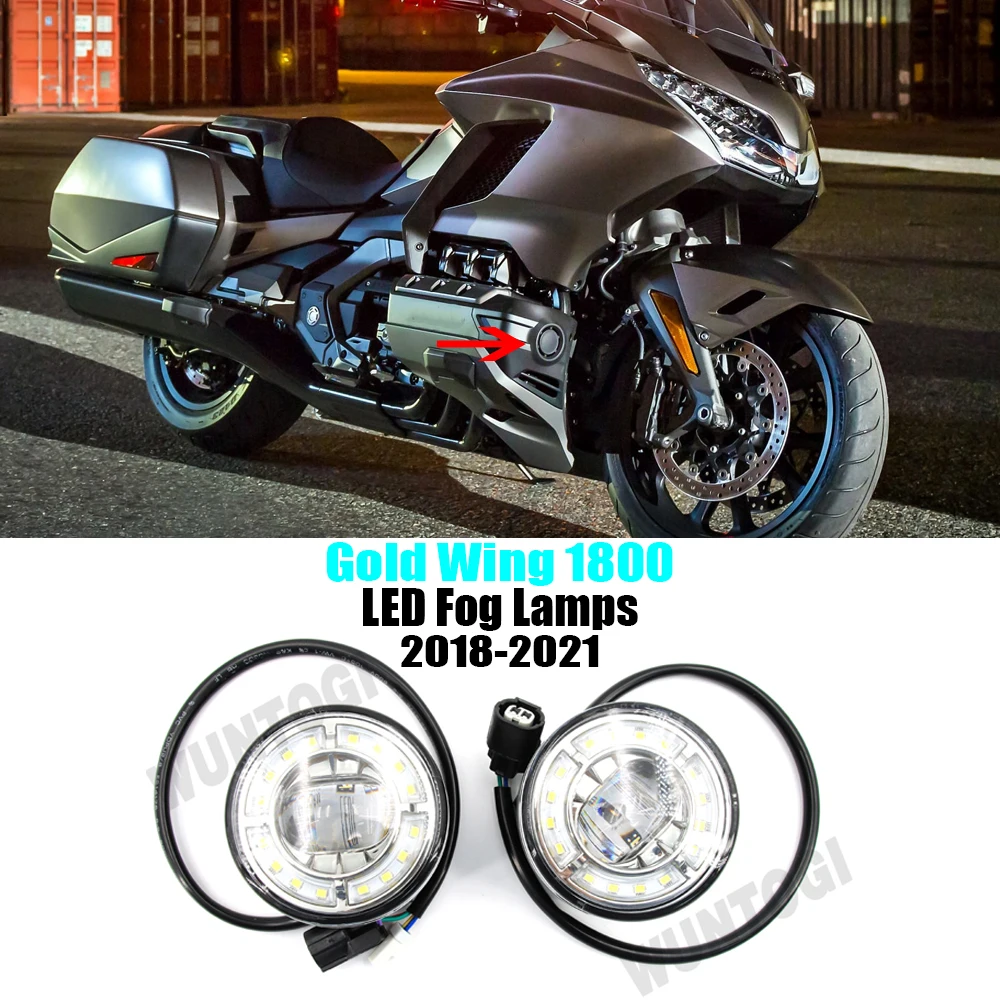 Goldwing 1800 Gl1800 Led Fendinebbia Kit Gold Wing Tour Led Fendinebbia Strobe Per Honda Gold Wing Dct Gold Wing Tour Dct 2018-2021