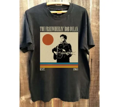 La Maglietta Freewheelin' Bob Dylan A Maniche Lunghe O Corte