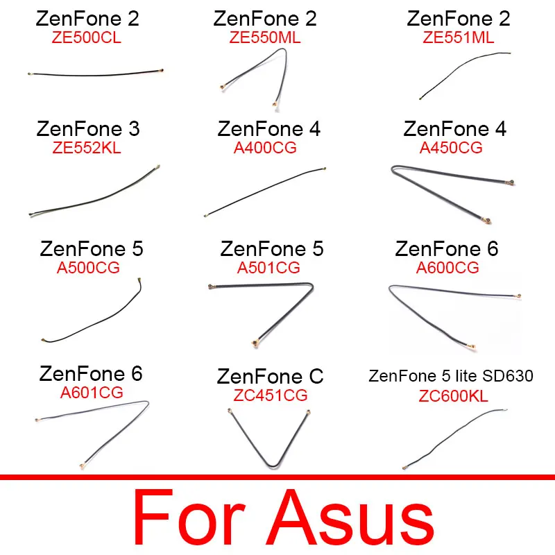 Cavo Flessibile Per Antenna Di Segnale Wifi Per Asus Zenfone 2 3 4 6 C 5 Lite Sd630 Ze500Cl Ze550Ml Ze551Ml Ze552Kl Ze554Kl Zc600Kl Ze620Kl
