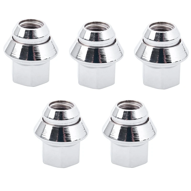 5X M12 X 1.5 19Mm Esagonale Per Ford Wheel Open Nut Fiesta Focus Ka Mondeo