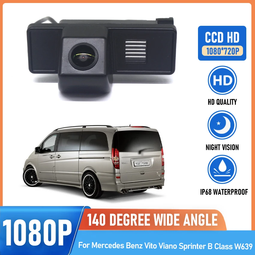 Telecamera Retromarcia Per Auto Telecamera Retromarcia Per Parcheggio Telecamera Ccd Hd Impermeabile Ip68 Per Mercedes Benz Viano Viano Marco Polo 200