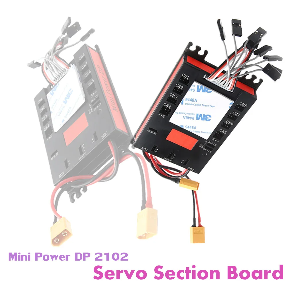 New Power Mini 2102 # Dp Servo Sezione Board Integrato Cdi Remote Cut Off Per Gas Fixed Wing Plane Servo Power Distributorv