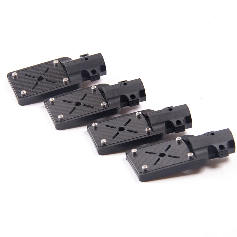 Flyroun 20Mm Tubo Di Carbonio Base Motore Integrata Ammortizzatore Sospeso Base Motore 20Mm Plastica Nera