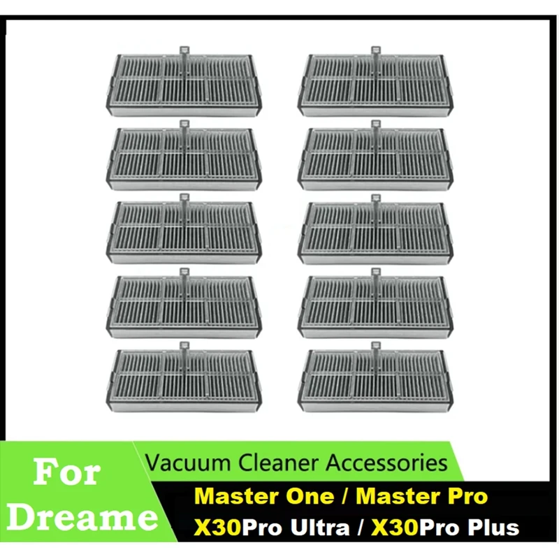 Filtro Hepa Per Dreame Master One/Master Pro / X30Pro Ultra X30Pro Plus Robot Aspirapolvere Parti Accessori 10 Pezzi