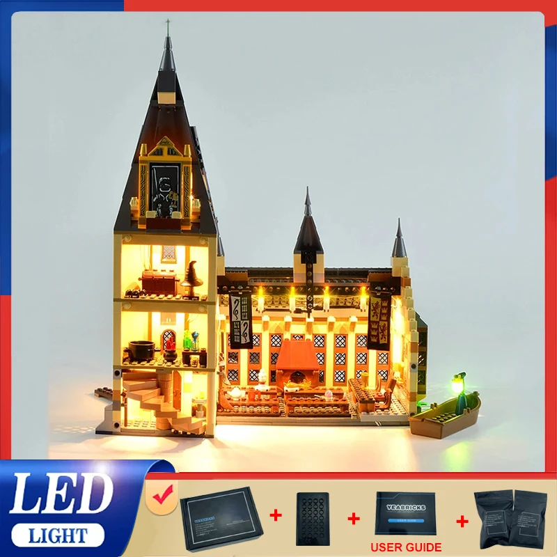 Kit Luci A Led Per Lego 75954 Great Hall Model (Solo Luce A Led, Senza Blocchi Di Costruzione)