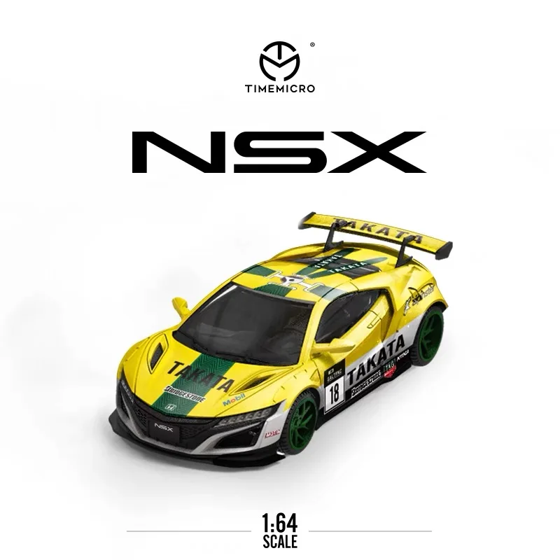 Timemmicro1: 64 Honda Nsx-Takata-Collezione Di Modelli Di Auto In Lega Di Simulazione Con Copertina Rigida