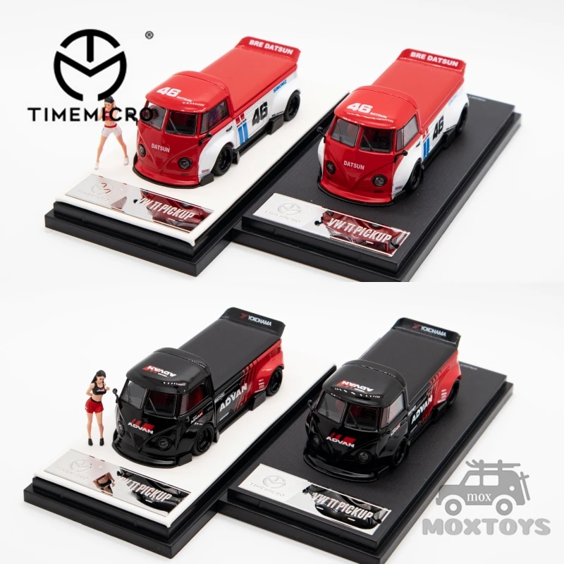 Time Micro 1:64 T1 Van Pickup Truck Advan / Datsun Diecast Model Car