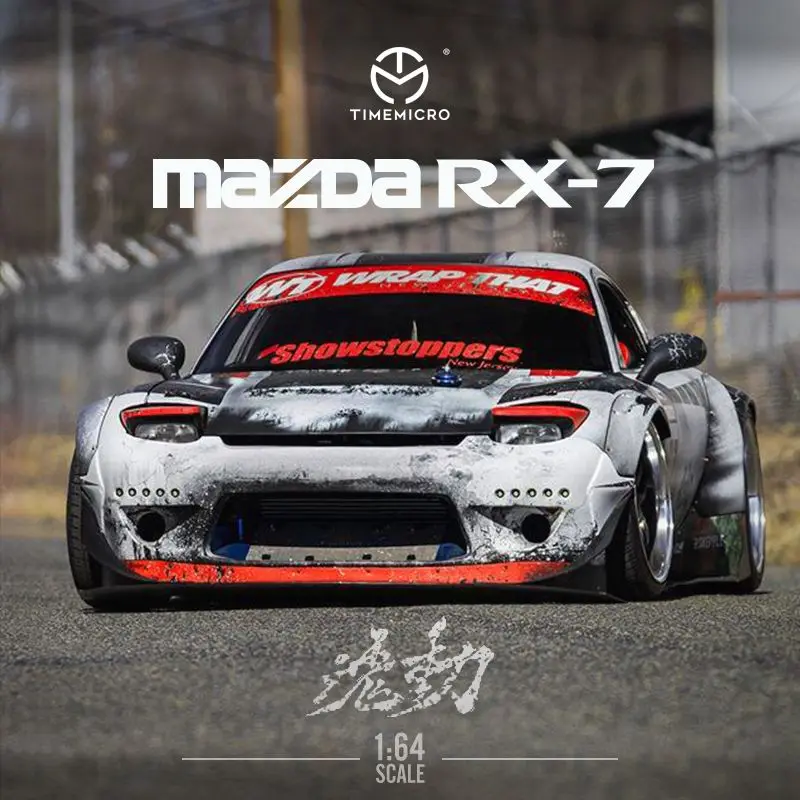 Tm Tempo Micro 1:64 Mazda Rx-7 Wt Verruca Che Modellino Auto Pressofuso