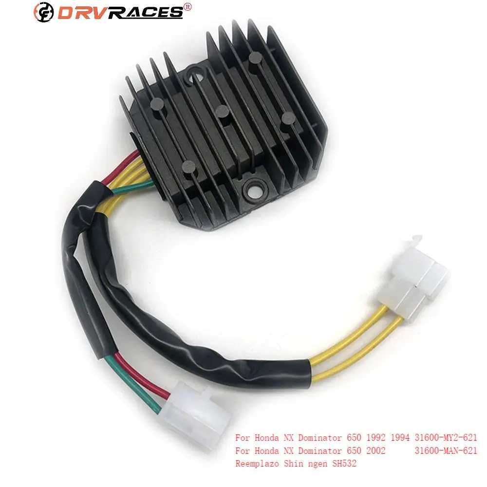 Raddrizzatore Del Regolatore Di Tensione Del Motociclo Per Honda Nx Dominator 650 1992 1993 1994 31600-My2-621 2002 31600-Man-621 Sh532