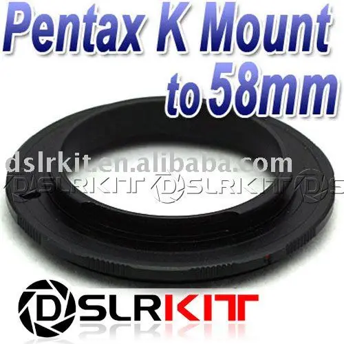 58Mm Macro Ring D&#39;Inversione Per Pentax K Pk Monte