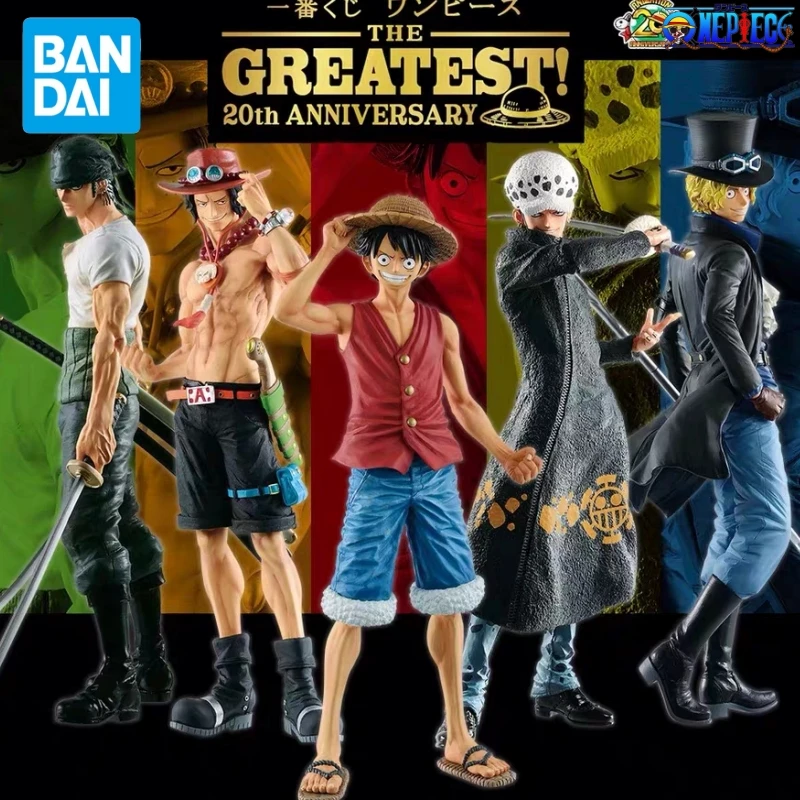 100% Original Bandai Spirits Masterlise 20Th History Collection Figure - Monkey D. Rufy Law Zoro Sabo Ace Di "One Piece" Toy