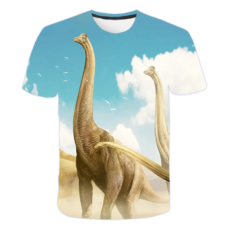 Dinosaur Girls Jurassic World Dinosaur Clothes Boy Fashion Kids Cartoon Dinosaur Clothes