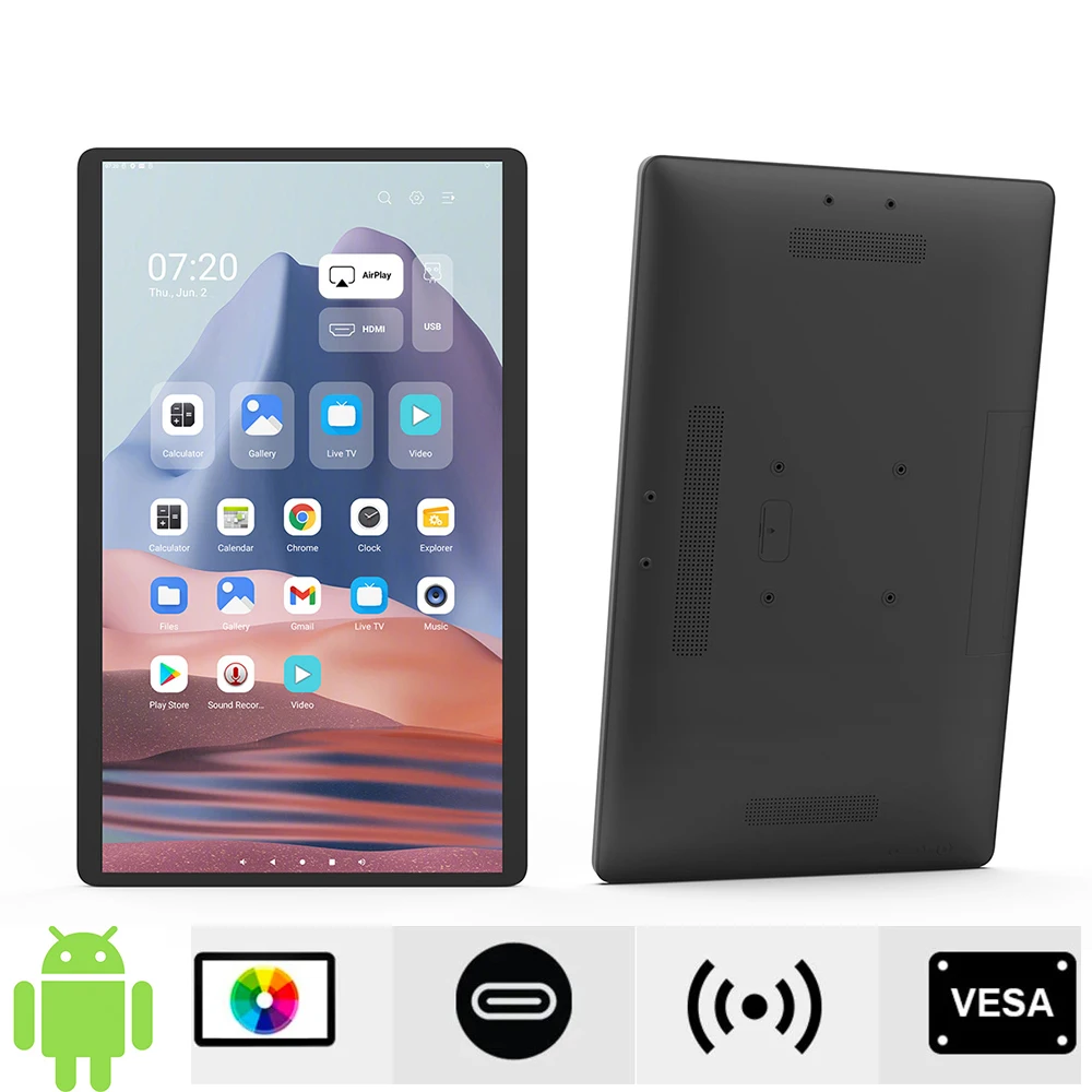 Touch Screen Interattivo Android Da 32 Pollici, Schermo In-Cell Con Monitor Touch Screen A Funzione Completa Pc, Monitor Gamer