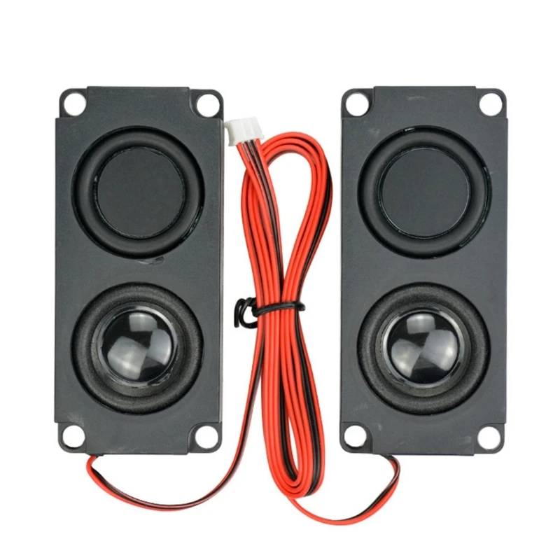 Altoparlante Quadrato Bass Woofer Sound Speaker System 100X45Mm Corni Portatili