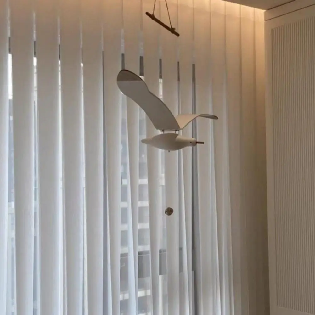 Rustico In Legno Gabbiano Decor Handmade Seagull Mobile Phone Art Charming Handmade Seagull Cellulari Per La Casa Unica Per L'Hotel