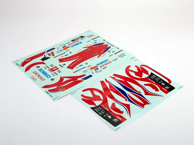 Killerbody Racing Decal Sheet Per Denso Kobelco Sard Rc F Bodyshell