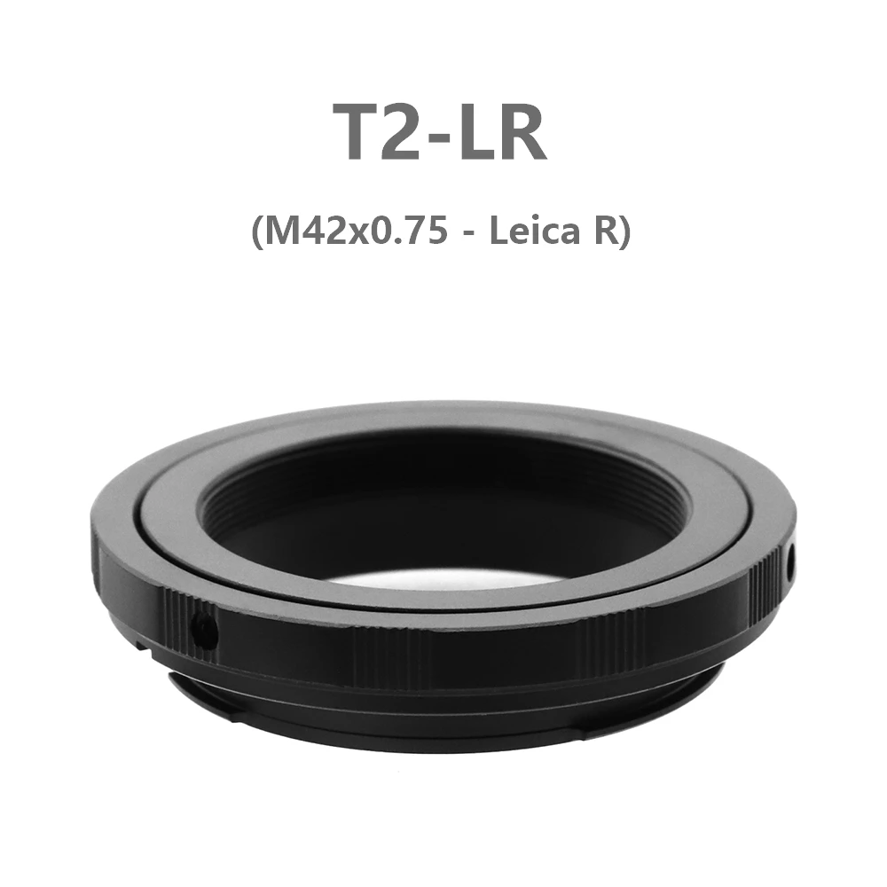 T2-Lr Anello Adattatore Per Montaggio Su Obiettivo Per Fotocamera Leica R Mount E Telescopio Con Obiettivo A Vite T / T2 (M42X0.75) Lc8287