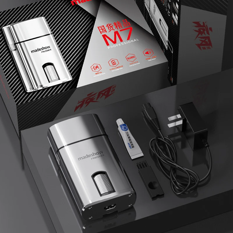 Nuovo M7 Metal Electric Single Mesh Whitener High-Power 8000 Rpm Rasoio Da Barbiere Professionale Barba Tagliacapelli Per Parrucchiere