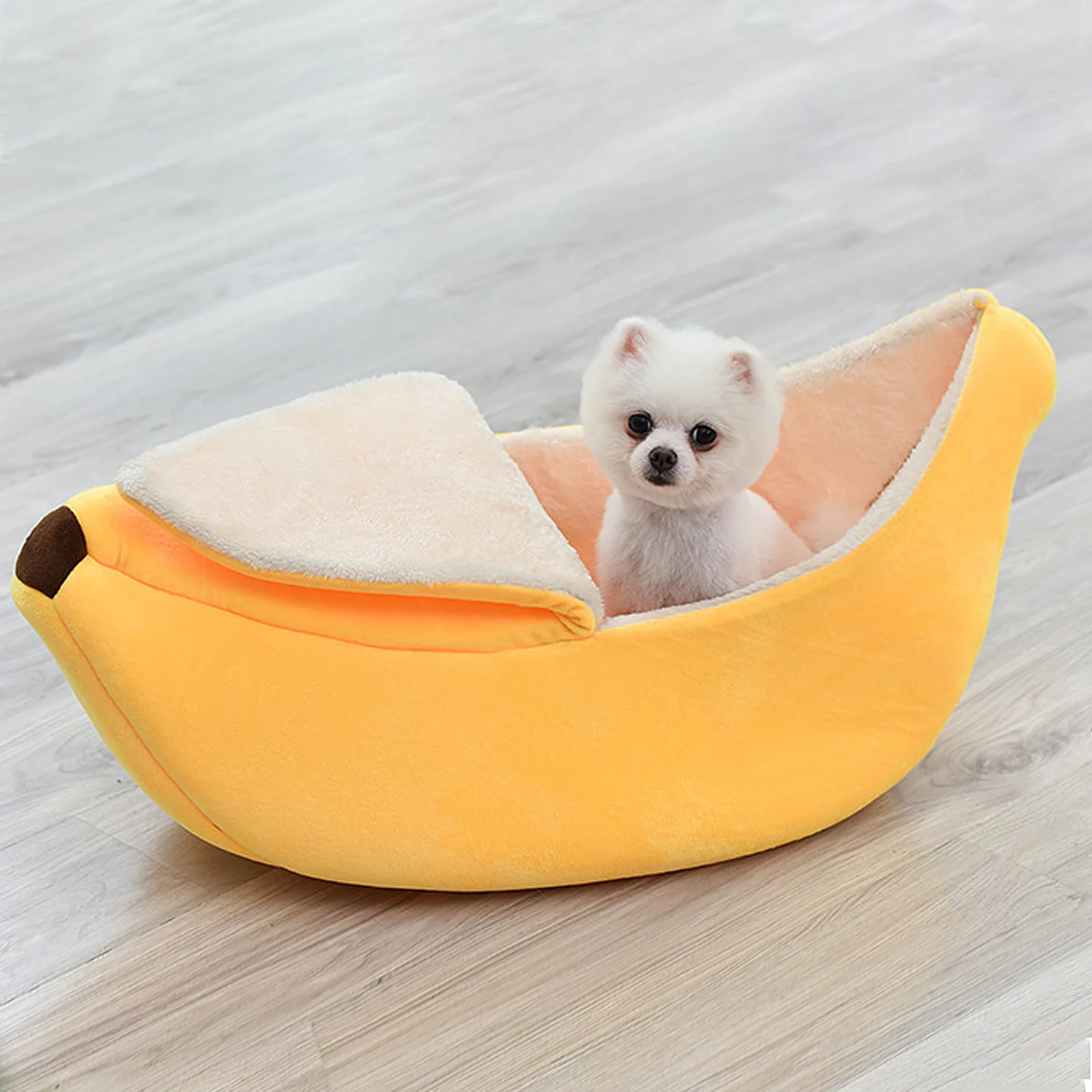 Creativo Banana Cat Bed House Funny Cute Cozy Cat Mat Letti Caldo Durevole Portatile Pet Basket Kennel Dog Cat Cushion