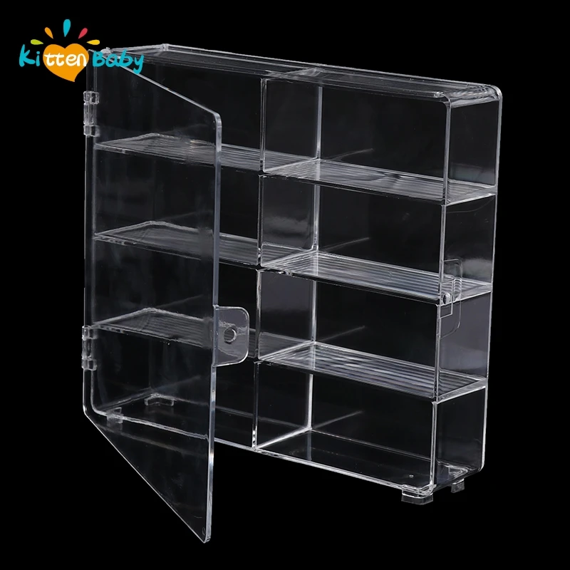 1:64 Per Hot Wheels Display Box Modello Di Auto Toy Cabinet Rack Per Hotwheels Cars Diecast Storage Acrilico Scatola Di Visualizzazione Antipolvere