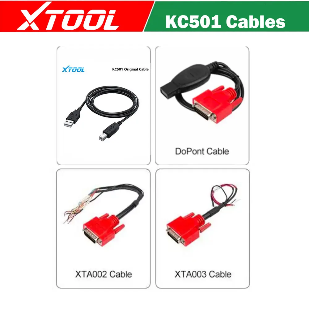 2024 Xtool 100% Cavi Kc501 Originali Per Xtool X100 Pad3 Per Cavo Vw4 E 5Th Immo Kc501 Spedizione Gratuita