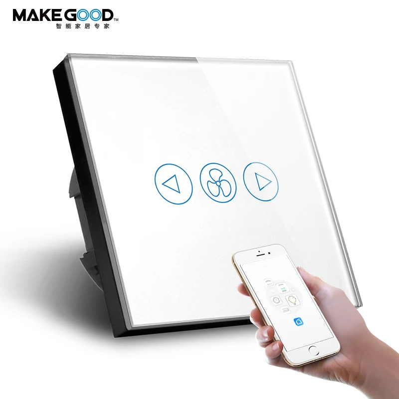Makegood Wifi Smart Ventilatore Da Soffitto Regolatore Di Velocità Home Smart Life Wireless Remote Touch Fan Switch Per Google Home Amazon