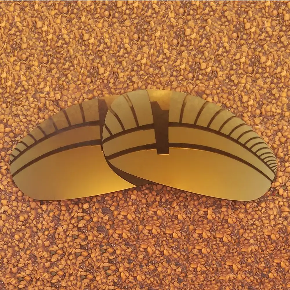 Lenti Di Ricambio Polarizzate Specchiate Oro Bronzo Per Occhiali Da Sole Juliet Montatura 100% Uva E Uvb