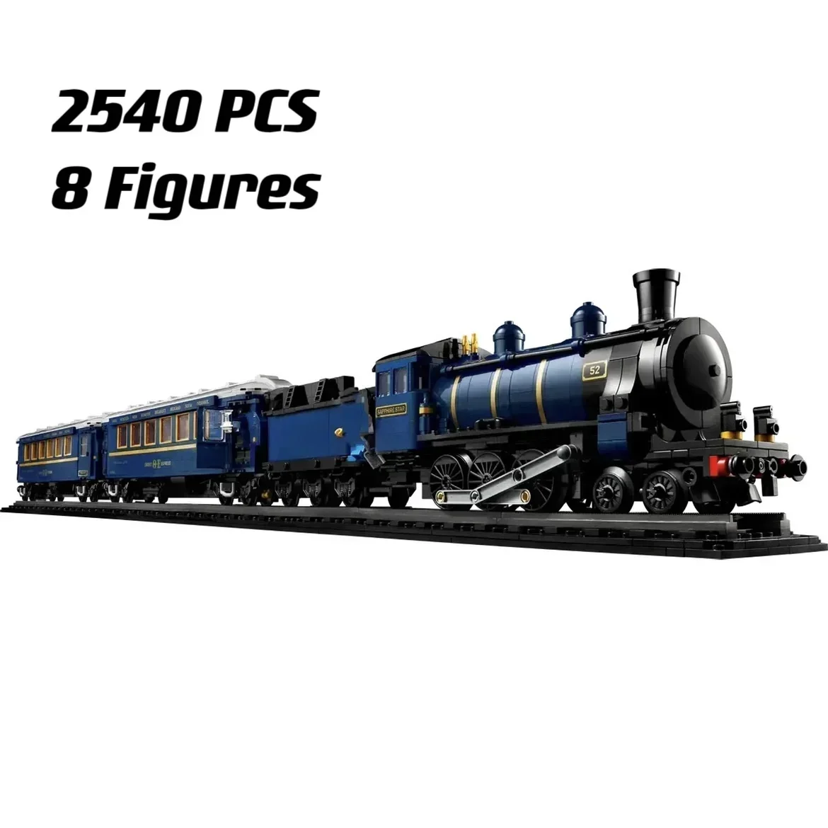 2023 New 21344 Express Train Building Blocks Set 140Th Anniversary Luxury Train Bricks Giocattoli Fai Da Te Per Regali Per Bambini