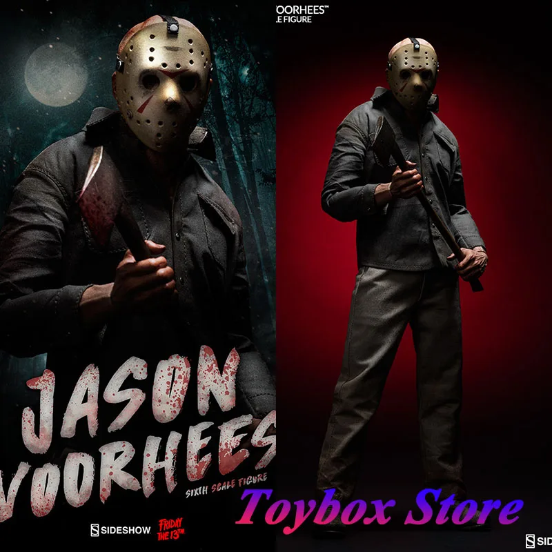 Sideshow 100360 1/6 Da Collezione Jason Vorheesks Action Figure Friday The 13Th Horror Movie Simulation 12 "Set Completo Modello Maschile