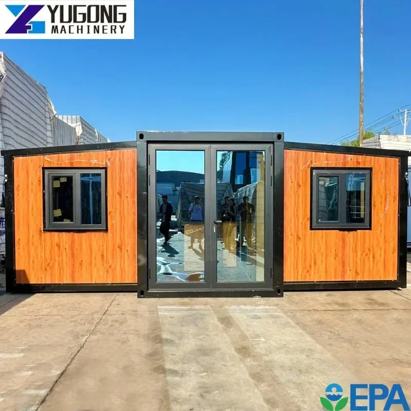 Cina Gable Roof Standard Prefabbricato Container House 40Ft Portatile Espandibile Personalizzato Pieghevole Semplice Casa Container Case Vendita