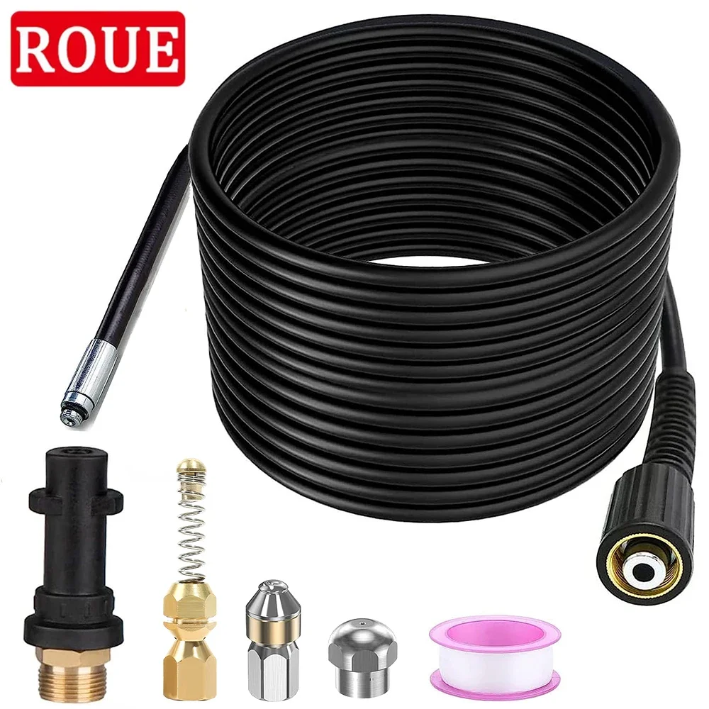 Tubo Di Pulizia Del Tubo Ad Alta Pressione Tubo Di Pulizia Dello Scarico Del Tubo Per Karcher K2-K7/Hd/Hds Set Di Pulizia Della Fogna Del Tubo Univers