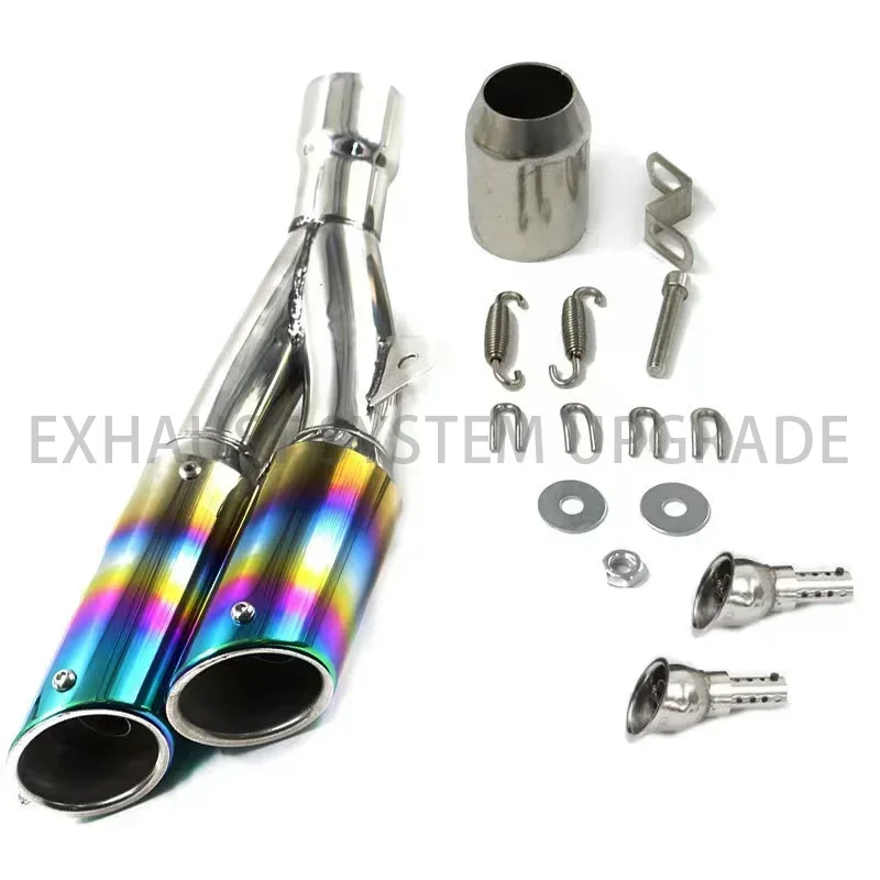 Per Sc Project Ninja400 Z900 Cbr650R S1000Rr Yzf R6 Mt07 09 Tubo Di Scarico Moto Fuga Modificato Moto 51/61Mm Silenziatore