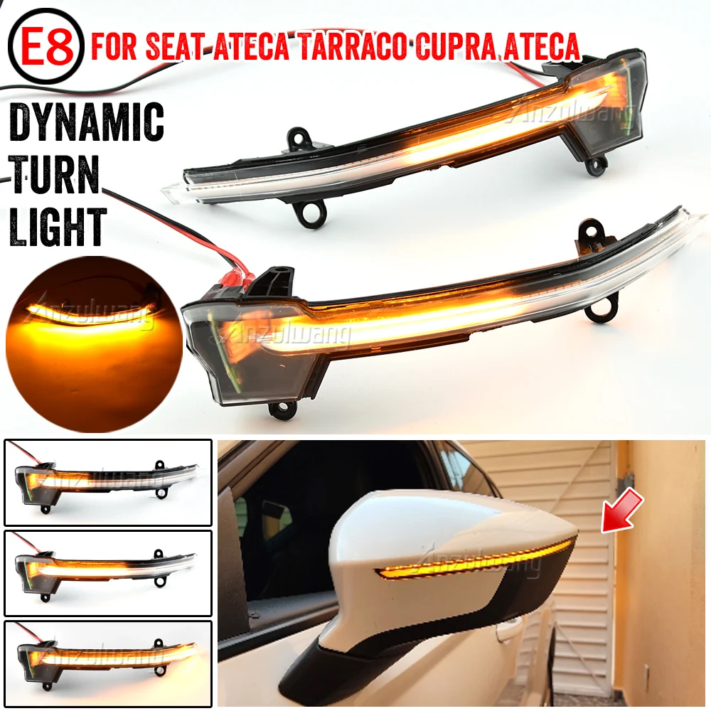 Per Seat Ateca Cupra Ateca Tarraco Xcellence 2016-2019 Indicatore Lampeggiante Dinamico Per Auto Indicatore Di Direzione Sequenziale