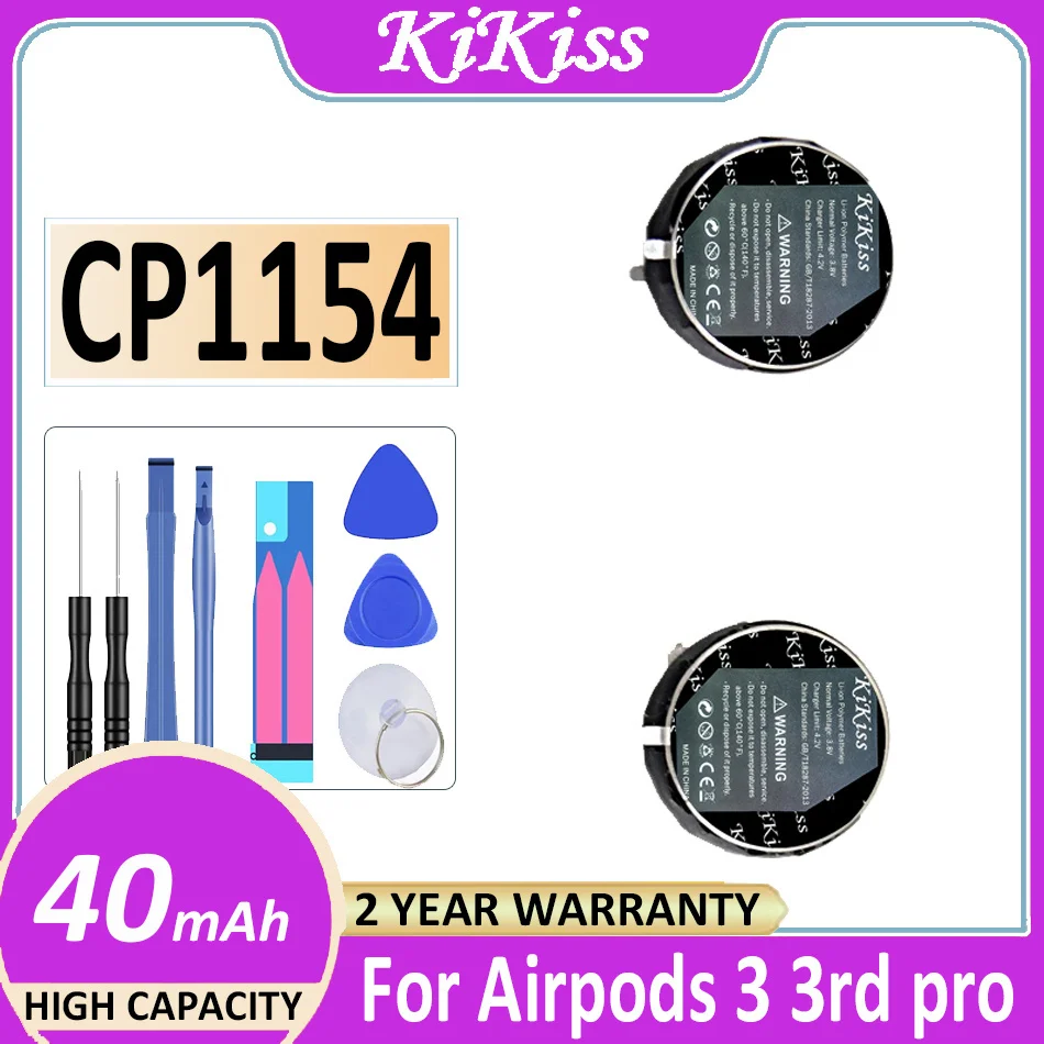 Batteria 40Mah/730Mah Per Airpods 3Rd 3 Pro 3Pro A2084 A2083 Scatola Di Ricarica Per Auricolari Bateria