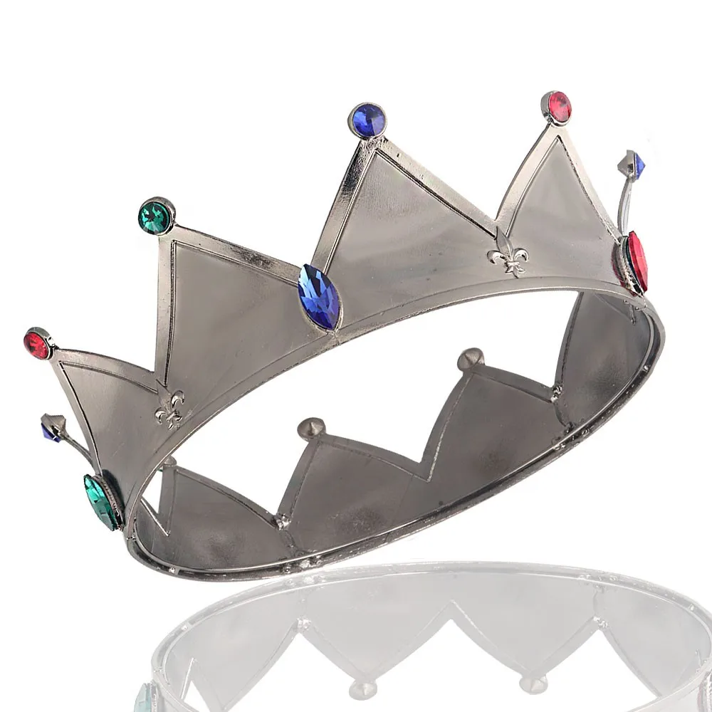 Baroque Royal King Black Crown Birthday Party Accessori Per Capelli