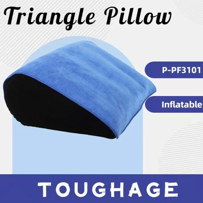 Cuscino Triangolare Per Cuscino Gonfiabile Per La Posizione Del Sesso Toughage Per Un Supporto Più Profondo, Asciugamano Comfort, Mobili Per Il Sesso,