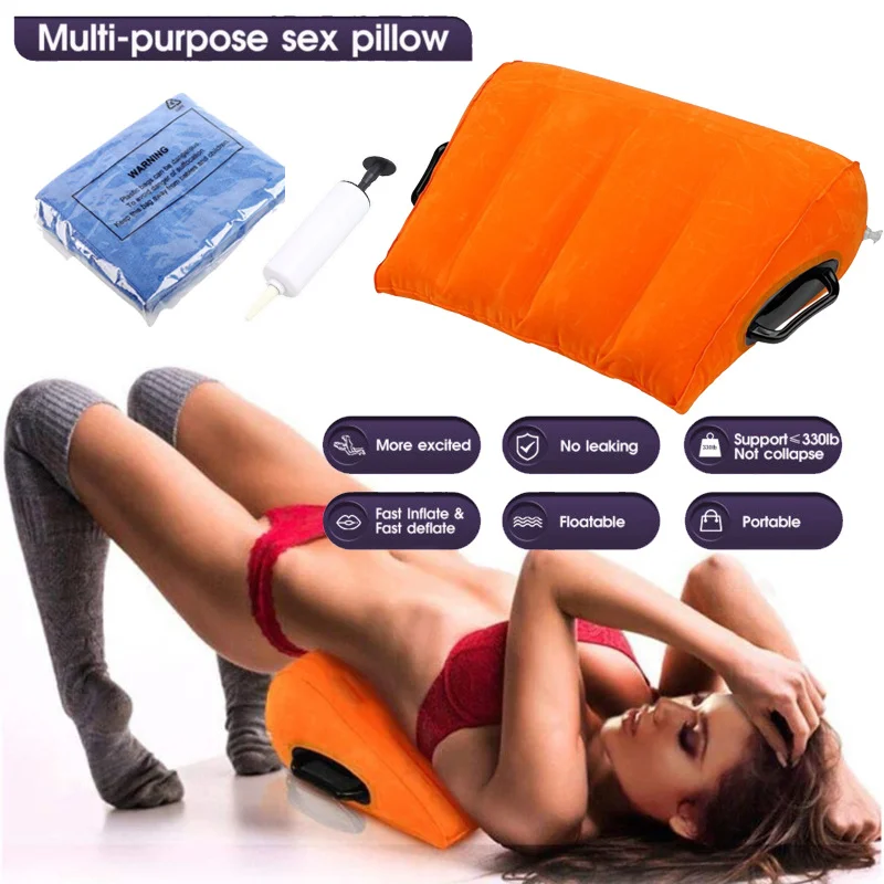 Cuscino Del Sesso Cuscino Di Posizionamento Del Cuneo Cuscino Del Triangolo Mobili Del Sesso Rampa Gonfiabile Per Le Coppie Donne Di Penetrazione Più 