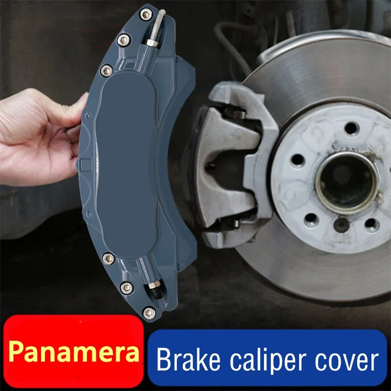 Per Porsche Panamera Car Brake Caliper Cover Alluminio Metal Fit 4S E-Hybrid Sport Turismo 2.9T 2017 2018 2021