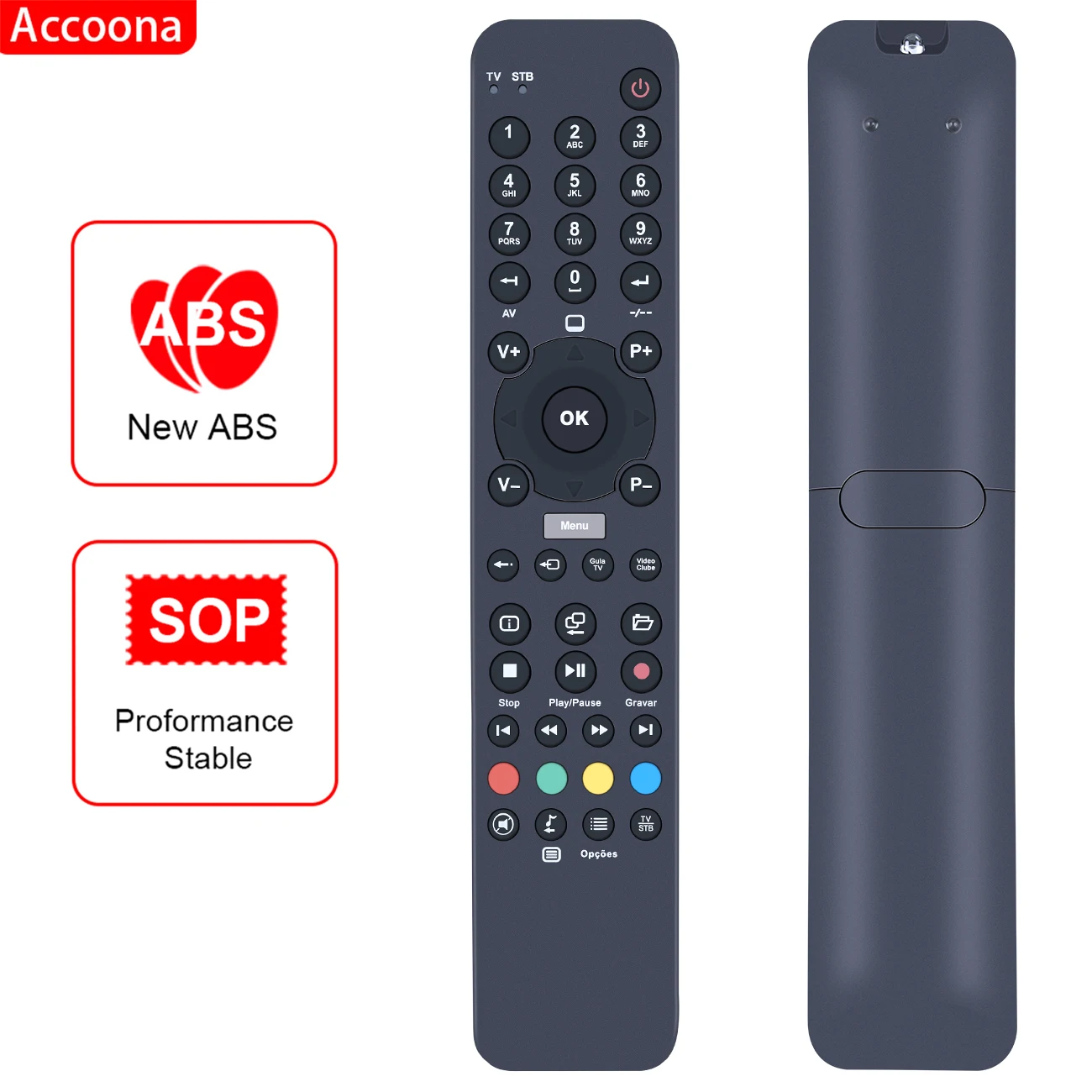 Telecomando Per Comando Meo Android Tv Box Trio - T4H(V2)Ir045X