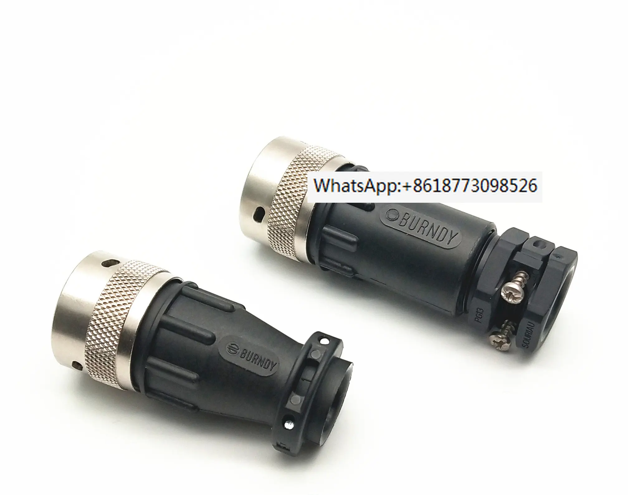 Burndy Souriau Trim Trio Testa Femmina Industriale A 12 Core + Morsetto A Coda Ca (Escluso Il Nucleo)