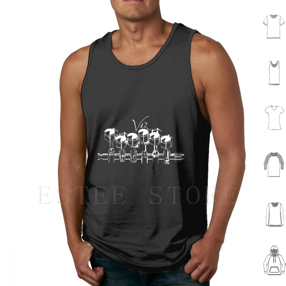 V12 Canotte Motore Gilet Cotone V12 V12 Motore Motore V12 12 Cilindri 12 Cilindri Motore Grande Motore Cilindro 12 Cilindri V