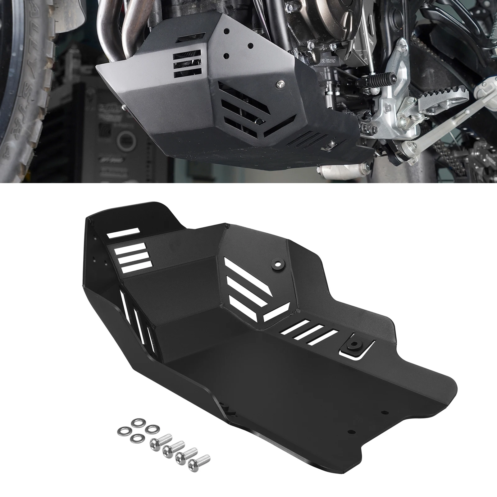 Piastra Paramotore Piastra Paramotore Protezione Motore Moto Per Yamaha Tenere 700 2019 2020 2021 2022 2023 2024 Tenere 700 Rally Edition 20-24