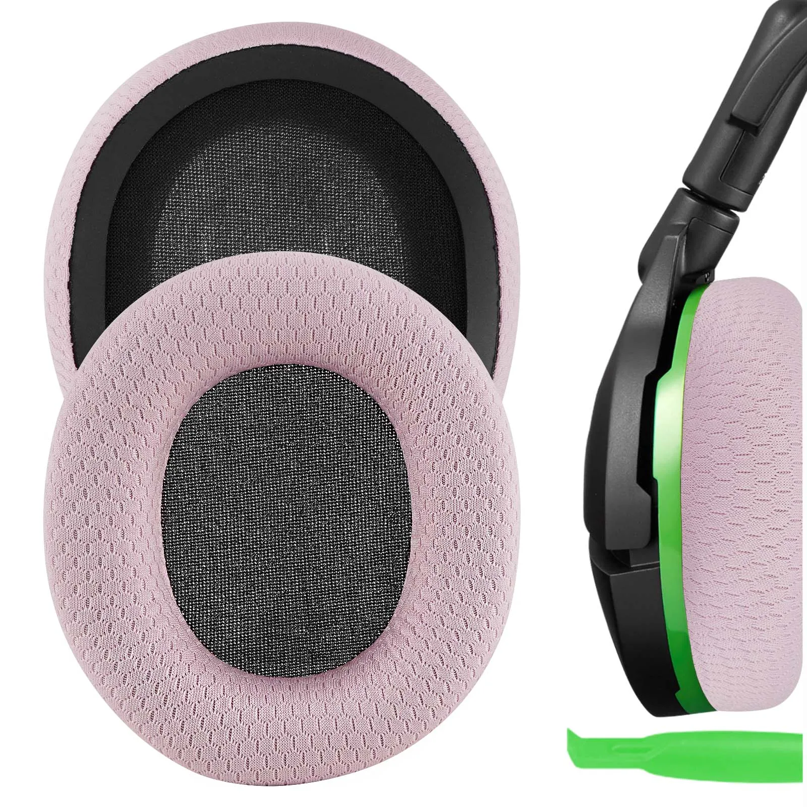 Geekria Nova Cuscinetti Auricolari Di Ricambio In Tessuto A Rete Per Cuffie Turtle Beach Stealth 600, Stealth 500, Stealth 400, Stealth 300