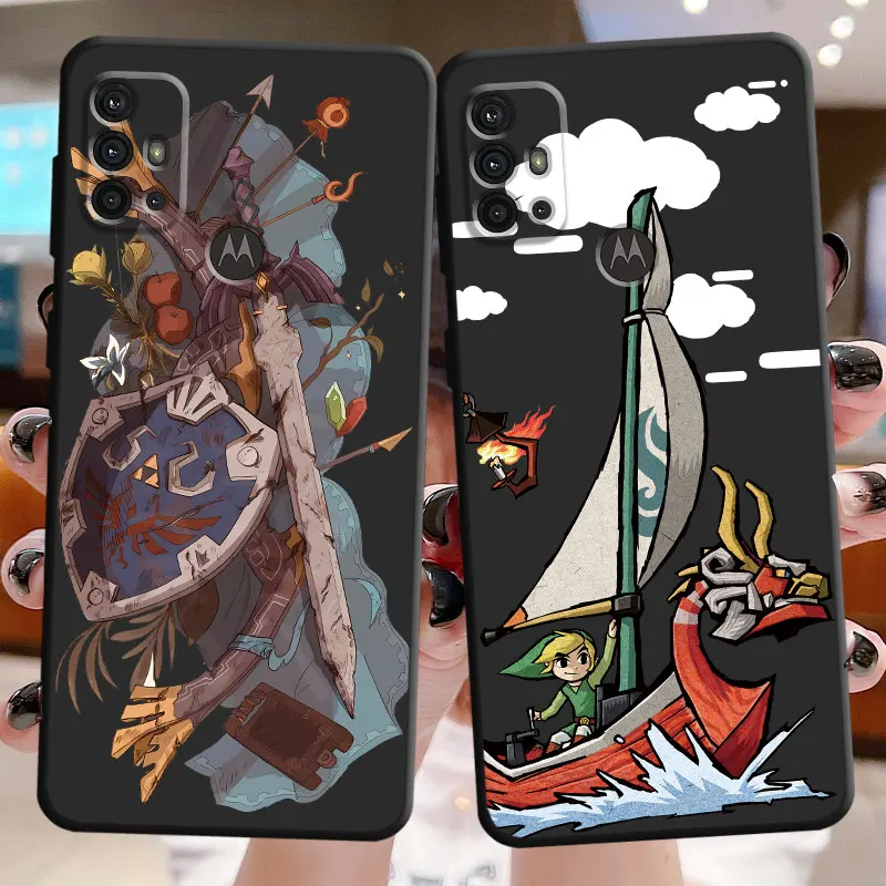 Custodia Per Motorola Moto Edge 30 Fusion G Stylus 2022 Edge 20 Lite Edge 20 Pro Edge 30 40 Pro Game The Legend Of Z-Zeldas