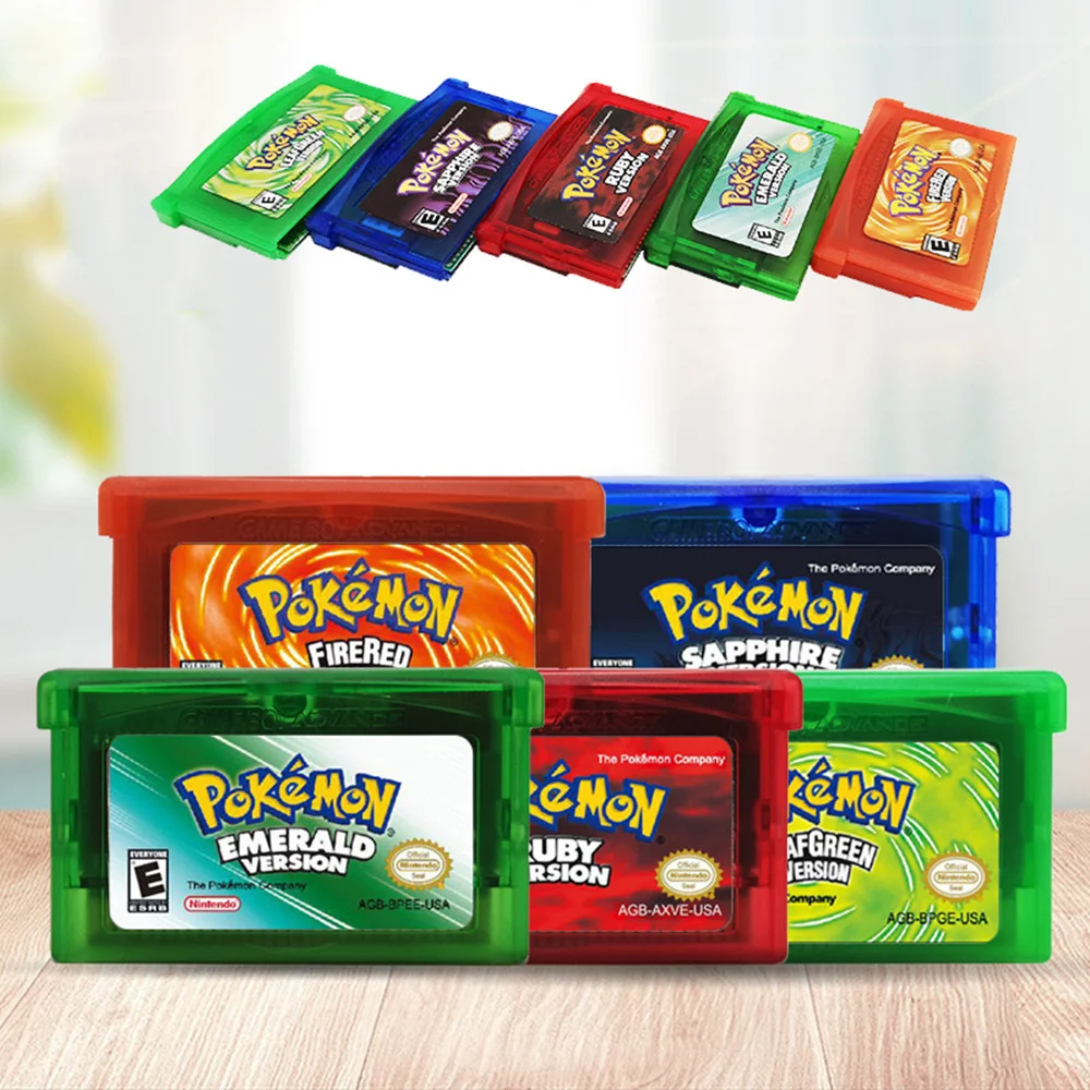 Scheda Console Cartuccia Per Videogiochi A 32 Bit Per Gba Pokemon Series Sainted Snakewood Flora English Languagethe First Edition