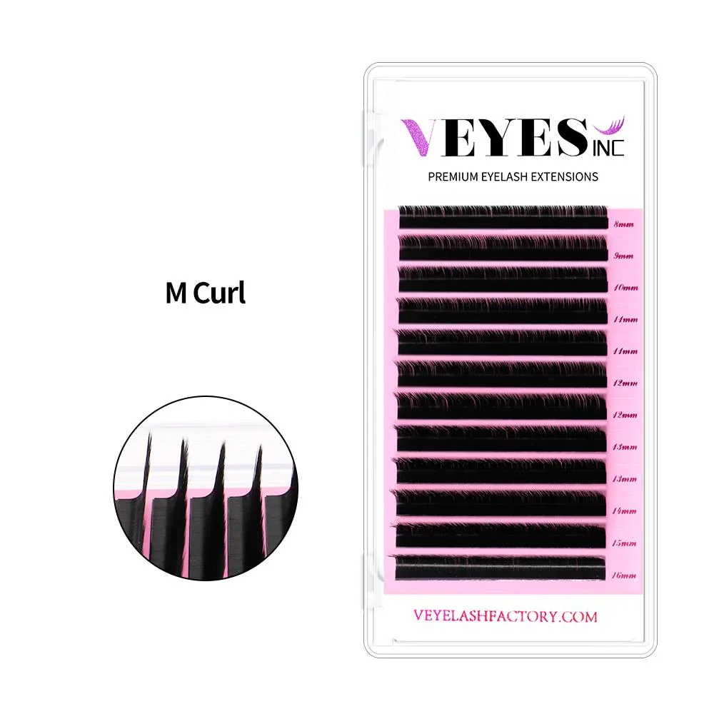 Veyes Inc M Curl Estensioni Delle Ciglia Individuali Faux Mink Lashes Veyellash Professionals Classic Soft Natural Lash Bulk Wholesale