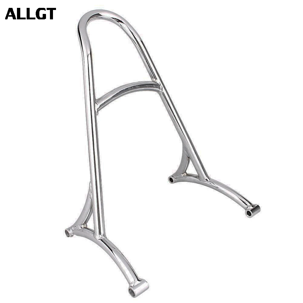 Allgt Chrome Schienale Passeggero Sissy Bar Per Harley-Davidson Xl883 Xl1200 48