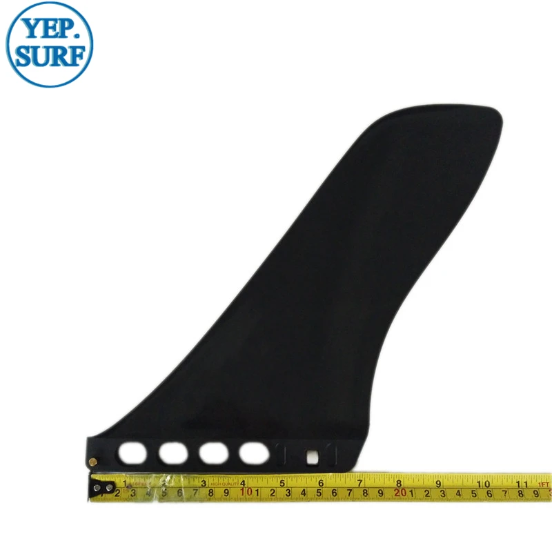 Tavola Da Surf Fin Sì. Surf Longboard Fin 9 Pollici Black Paddleboard Fin Sup Fin Nylon Plastic Longboard Single Fin