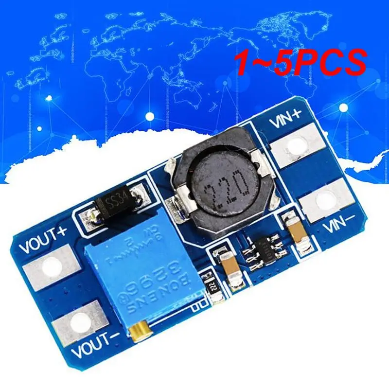 1 ~ 5Pcs Dc-Dc Boost Module Ingresso Booster Regolabile 3V/5V A 5V/9V/12V/24V Boost Power Supply Board Step Up Converter Mt3608 2A