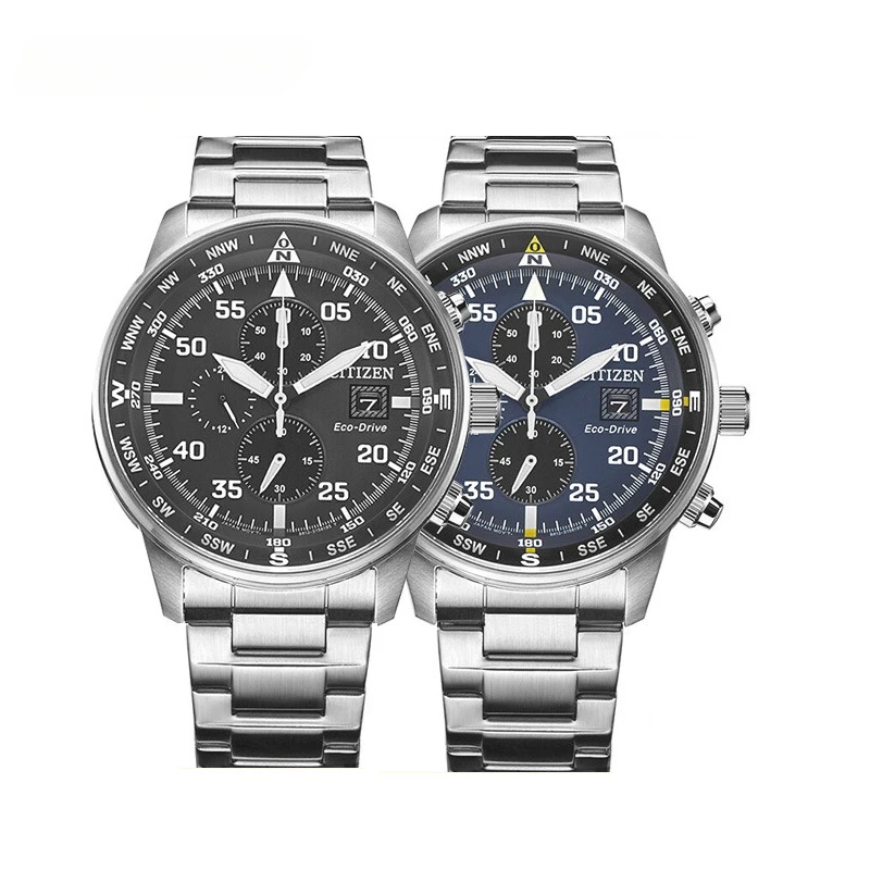2024New Citizen Fashion Men Orologio In Acciaio Inossidabile Calendario Di Lusso Orologio Da Polso Al Quarzo Orologi Da Lavoro Per Orologio Da Uomo Mo